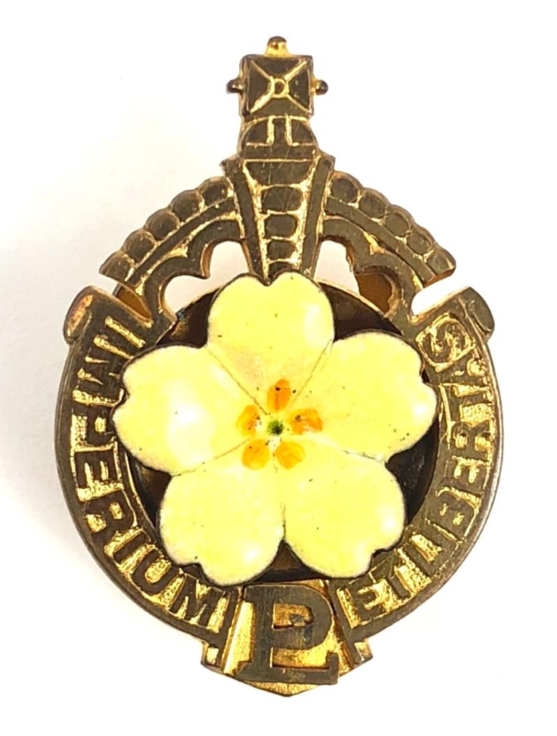 Primrose League Honorary Knight of the League political badge