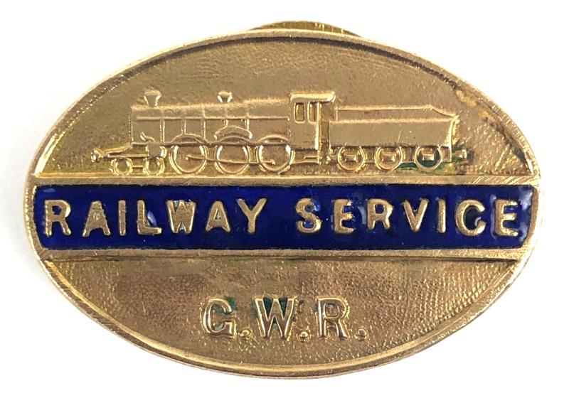 Great Western Railway GWR war service badge J104038