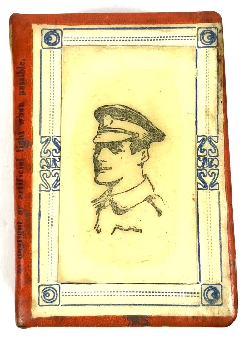 Sold In Aid of St. Dunstan's Hostel luminous celluloid matchbox cover