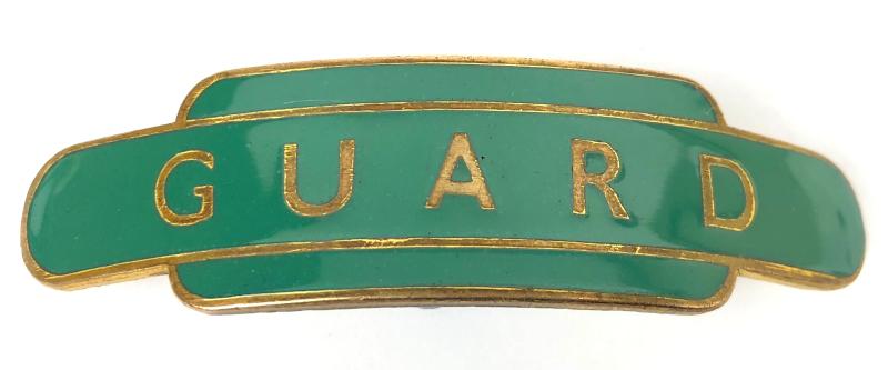 British Railways Guard Southern Region totem style gilt cap badge J.R.Gaunt London