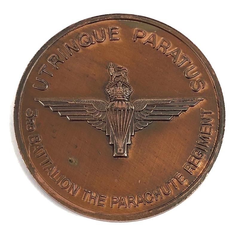 3rd Battalion Parachute Regiment Utrinque Paratus Rugby Sports Medal