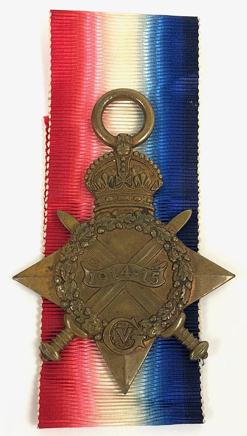 WW1 1st Bn Highland Light Infantry Regiment 1914/15 Star Casualty Medal