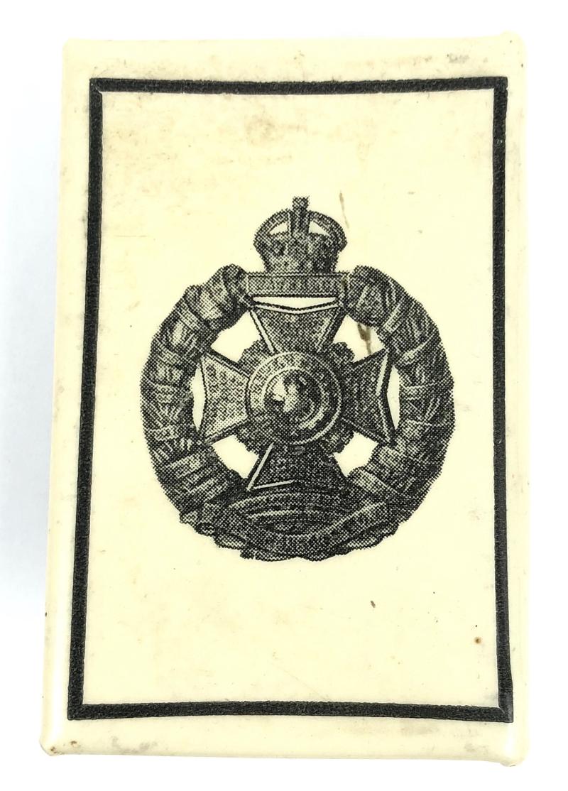 WW1 The Rifle Brigade Souvenir of the Great War Matchbox Cover