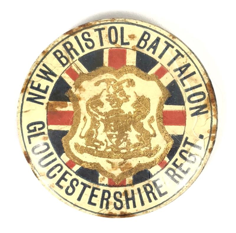 1914 New Bristol Battalion Gloucestershire Regiment Recruiting Badge
