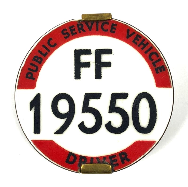 PSV Bus Driver Eastern Traffic Area public service vehicle badge FF19550
