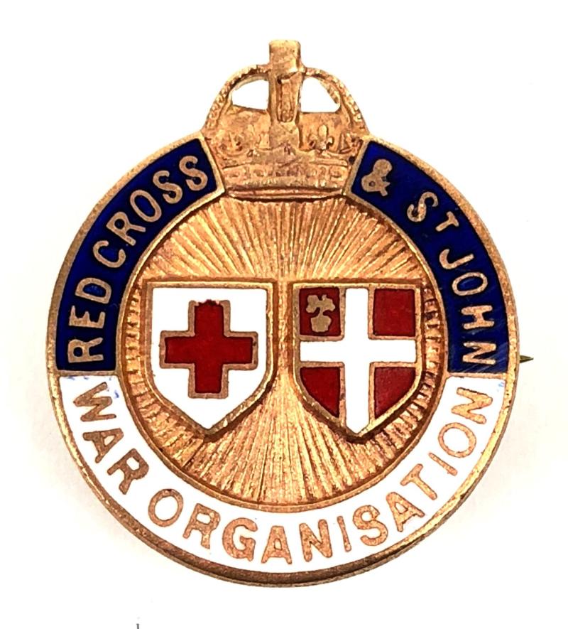 British Red Cross & Order of St John overseas service badge