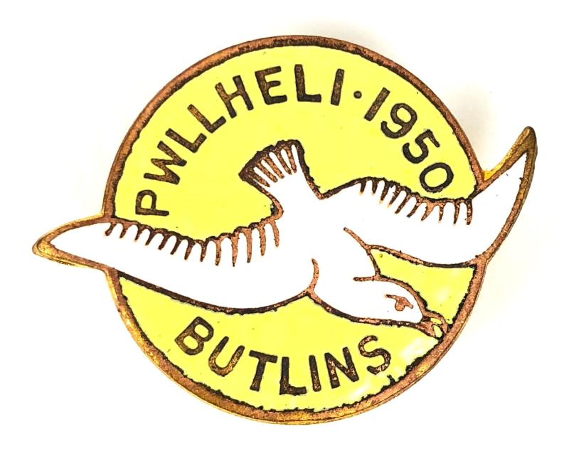 Butlins 1950 Pwllheli holiday camp seabird badge