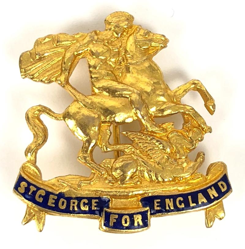 St George For England patriotic badge by G.Kenning & Son London