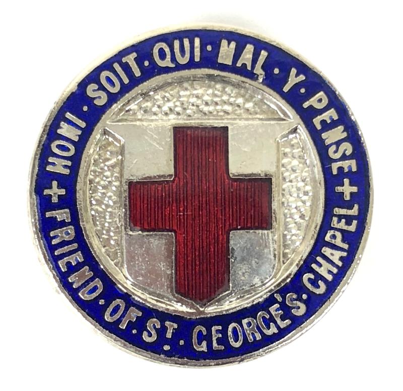 Friends of St George’s Chapel supporters badge Windsor Berkshire