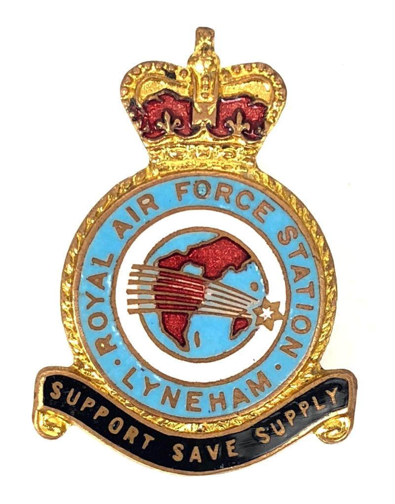 RAF Station Lyneham Royal Air Force Badge by H.W. MILLER