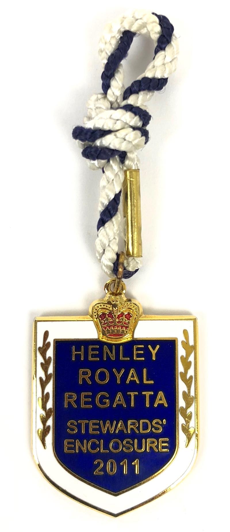 2011 Henley Royal Regatta stewards enclosure badge