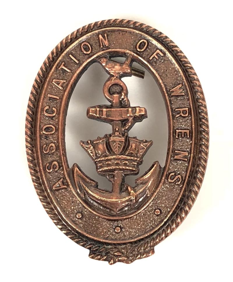 Association of WRENS Womens Royal Naval Service pin badge