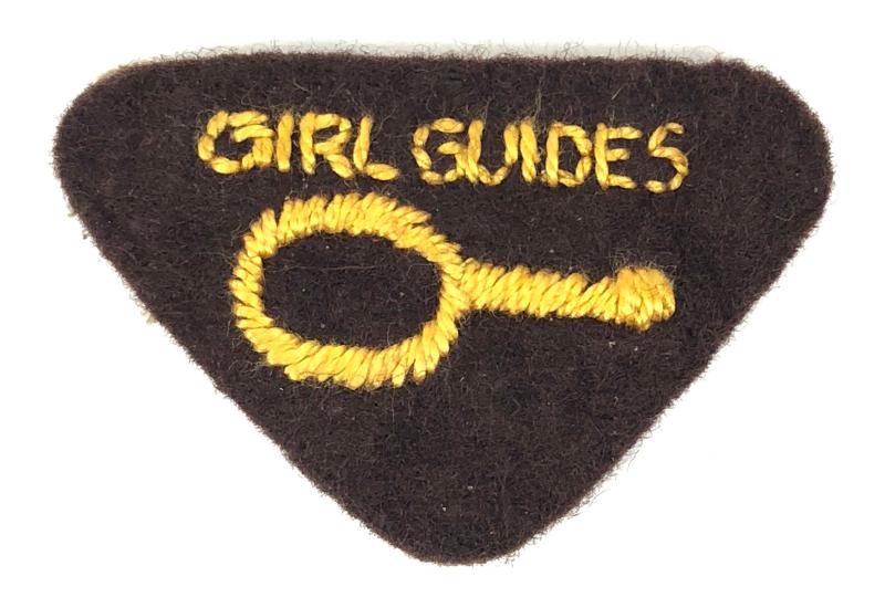 Girl Guides Brownie Collector proficiency felt badge c.1939 -1945