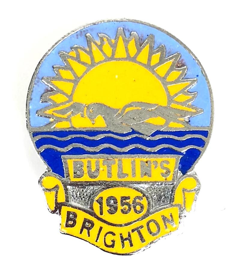 Butlins 1956 Brighton holiday camp badge