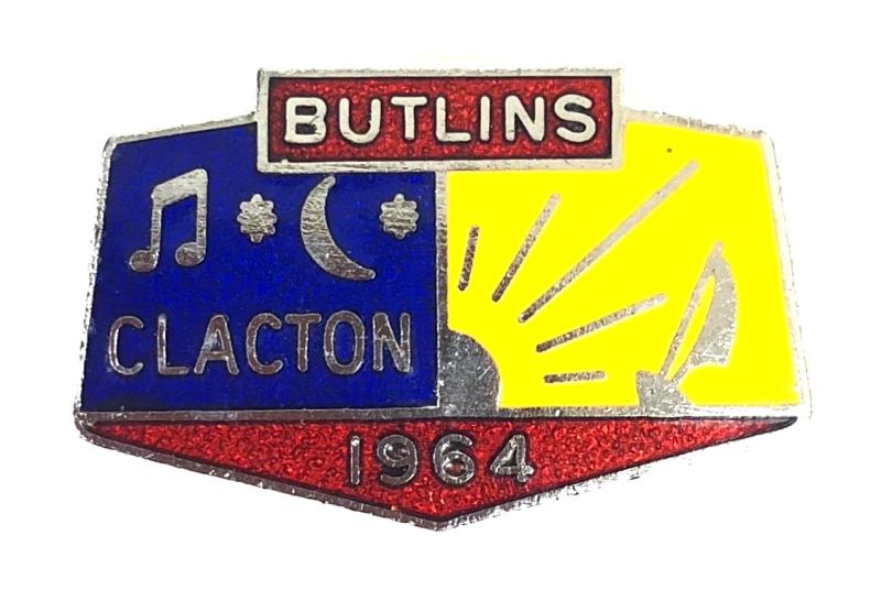 Butlins 1964 Clacton holiday camp badge