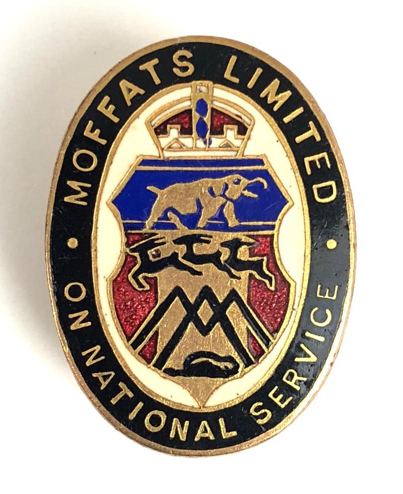 Moffats Ltd Stove Company Canada On National Service Home Front Badge