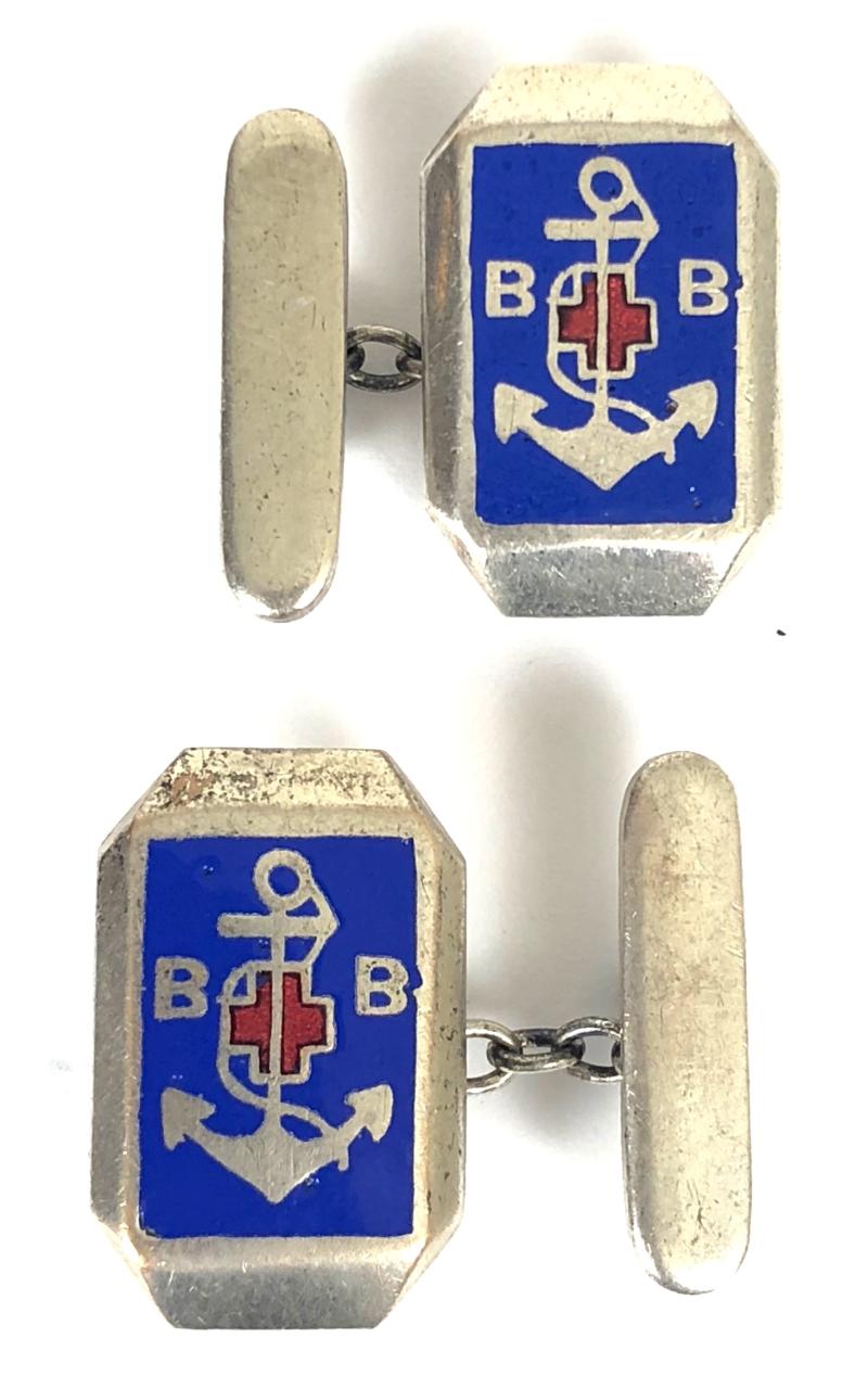 Boys Brigade Pair of Cufflinks displaying enamel badges