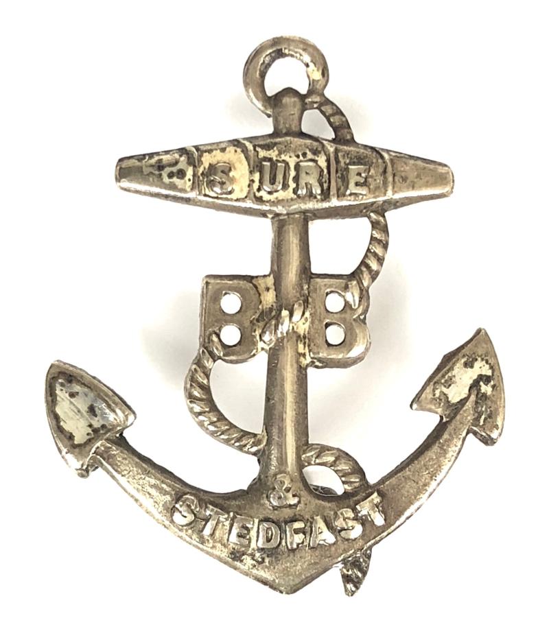 Boys Brigade three year anchor badge circa 1888 to 1926