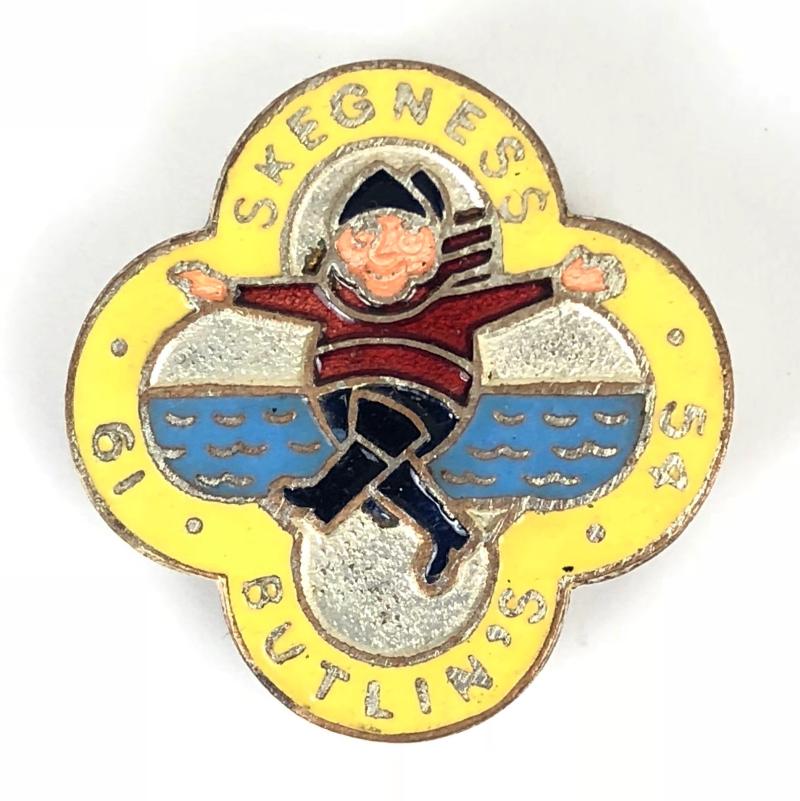 Butlins 1954 Skegness holiday camp jolly fisherman badge