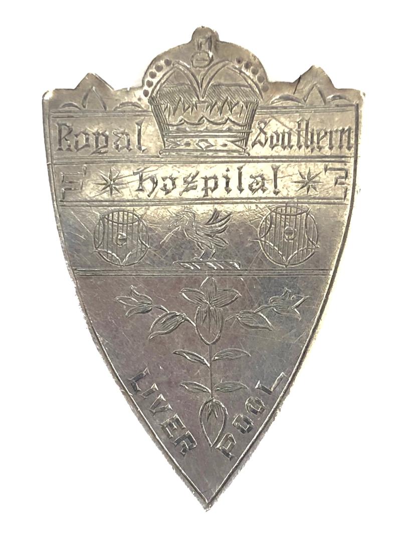 Royal Southern Hospital Liverpool 1935 Silver Nurses Badge by Boodle & Dunthorne