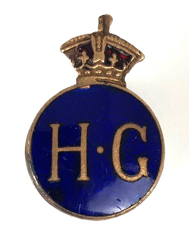 WW2 Home Guard Home Front Invasion Defence lapel badge