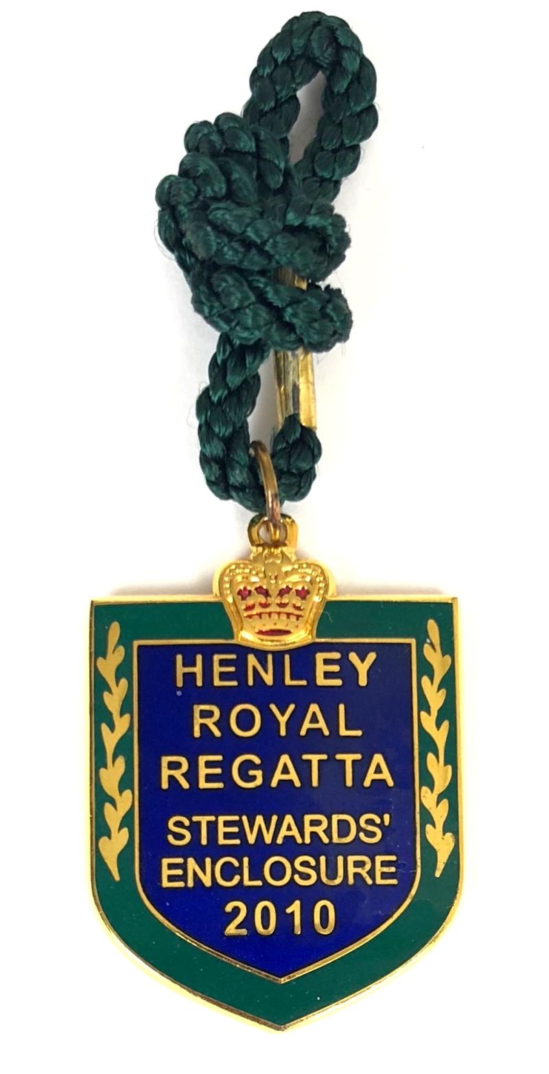 2010 Henley Royal Regatta stewards enclosure badge