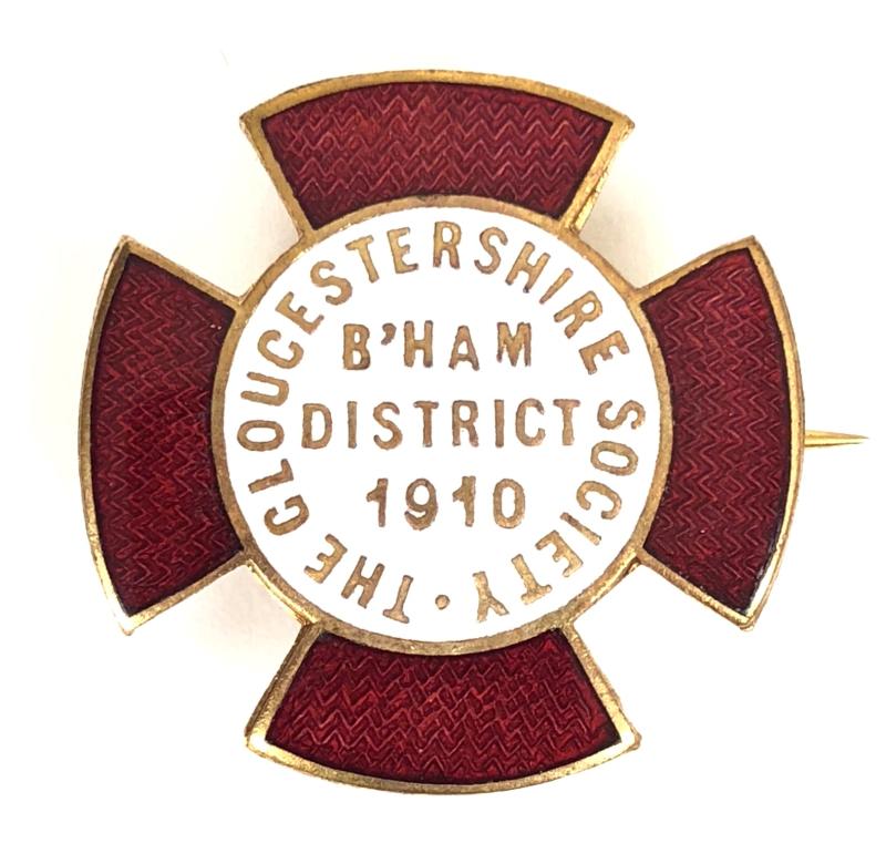 The Gloucestershire Society Birmingham District Charity Badge