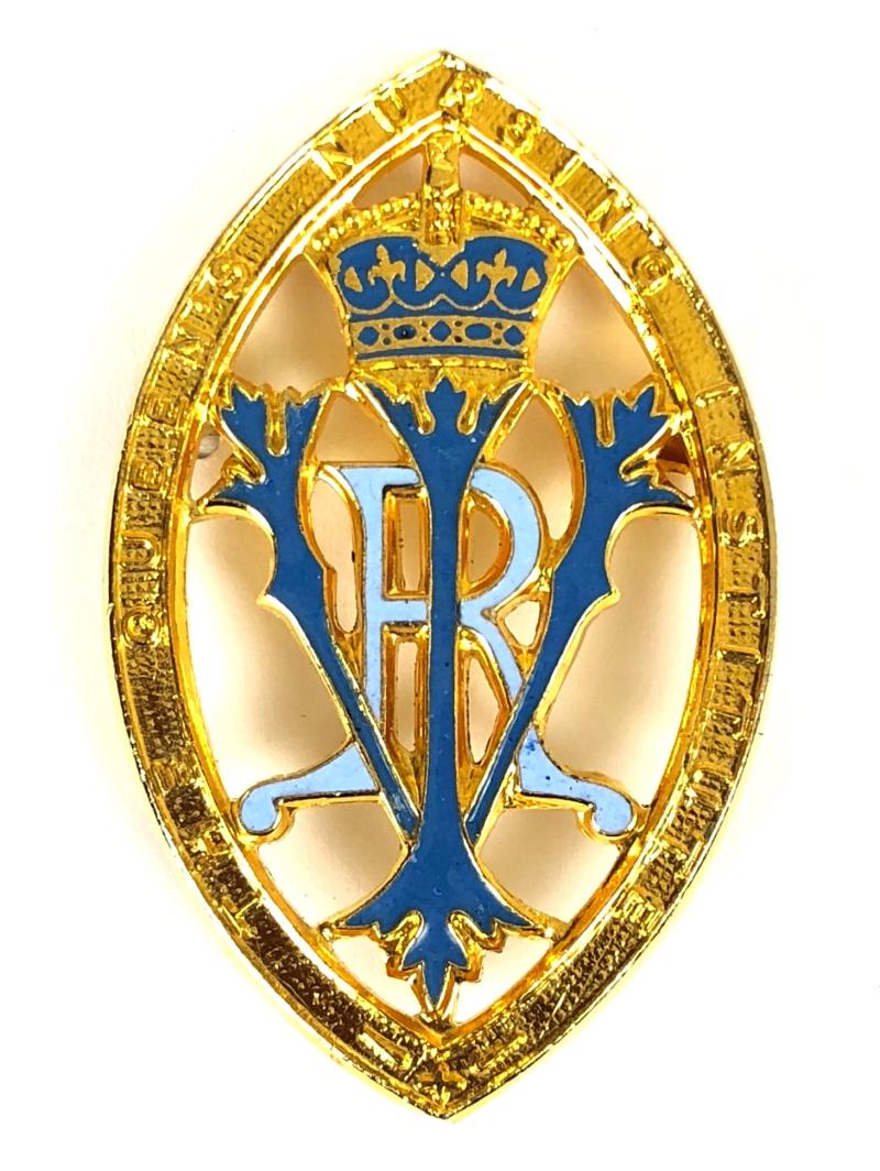 Queens Institute of District Nursing 21 years service badge
