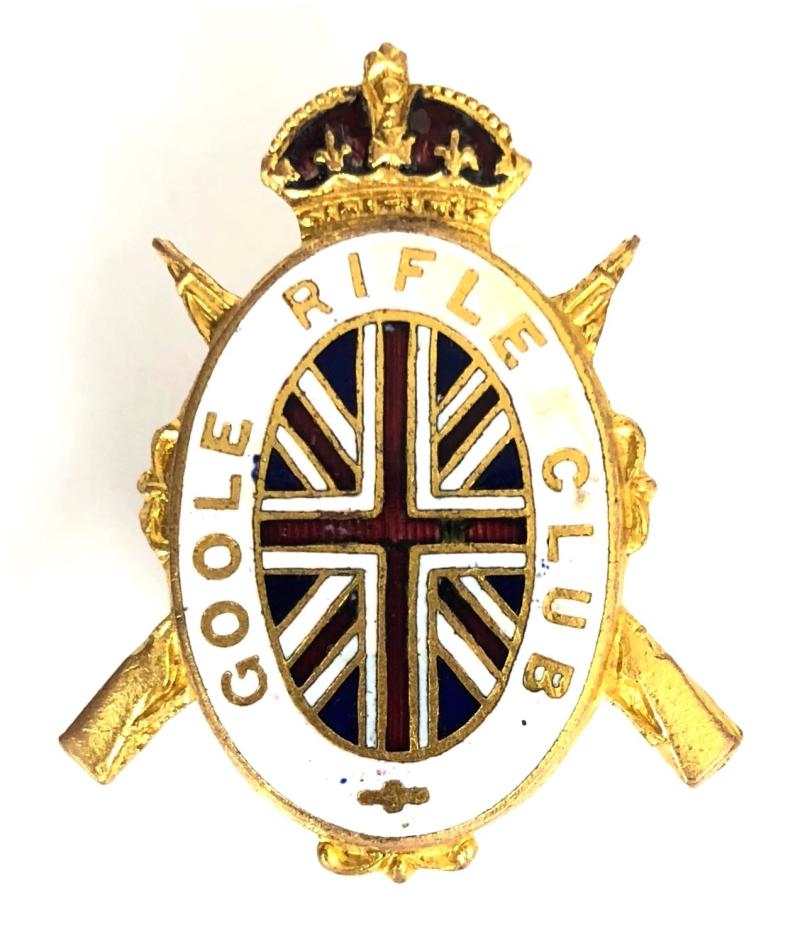 Goole North Eastern Railway Company Volunteer Training Corps VTC Badge North Yorkshire