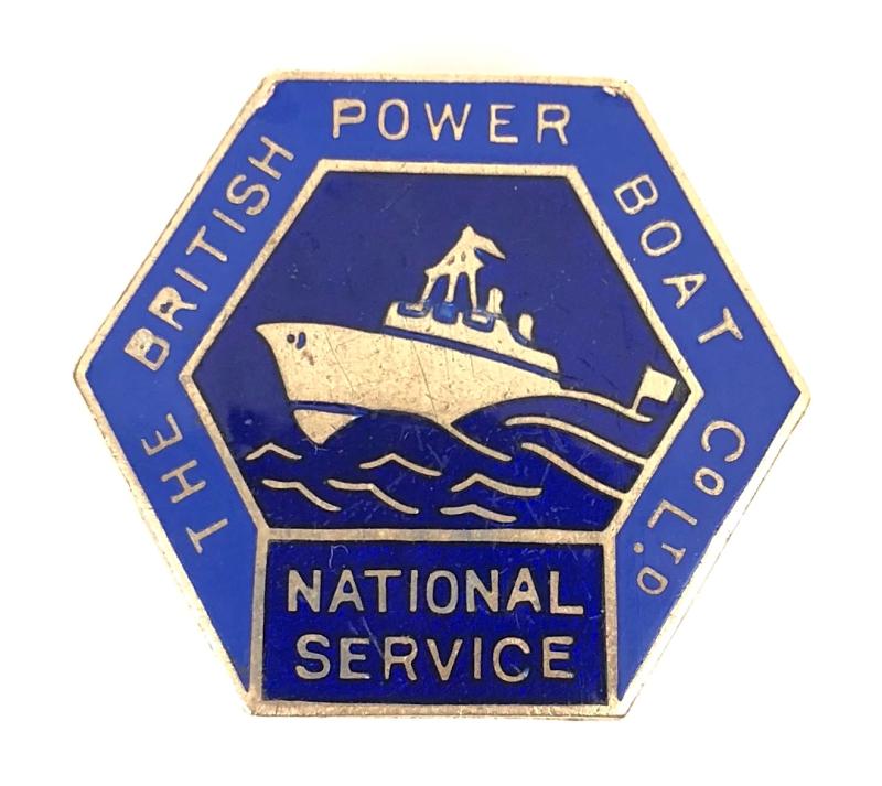 The British Power Boat Company National Service Badge