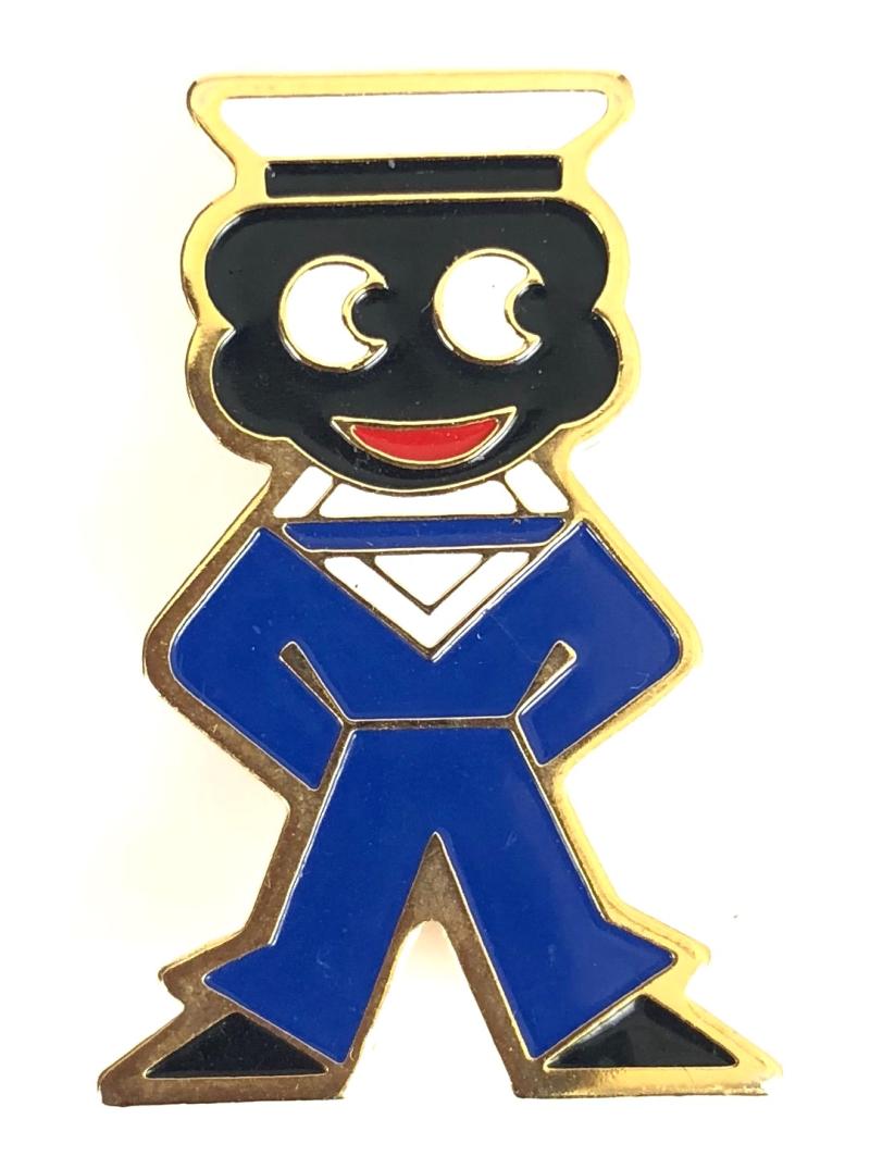 Robertsons 1980 Golly sailor advertising badge