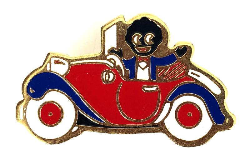 Robertsons 1980 Golly Motor Car Driver advertising badge