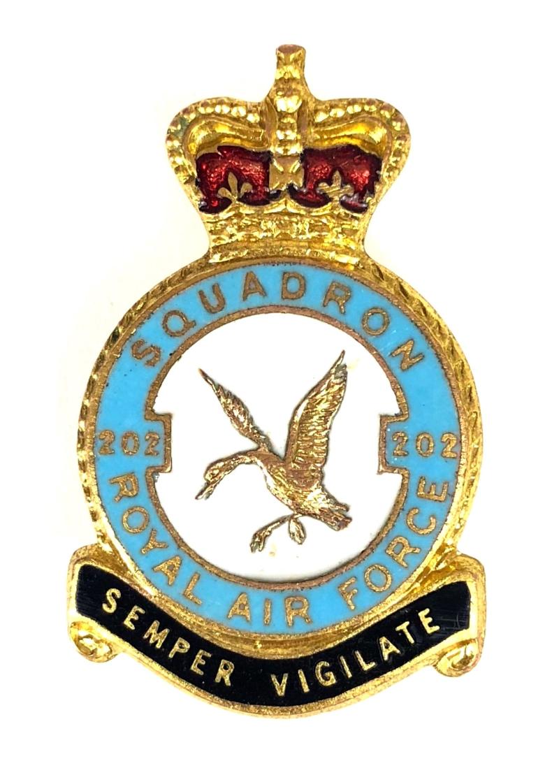 RAF No 202 General Reconnaissance Squadron Royal Air Force badge