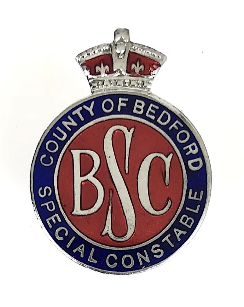 WW2 County of Bedford Special Constable numbered badge