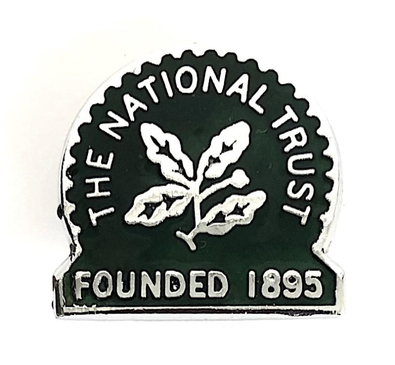 The National Trust Vintage Enamel Membership Badge Founded 1895