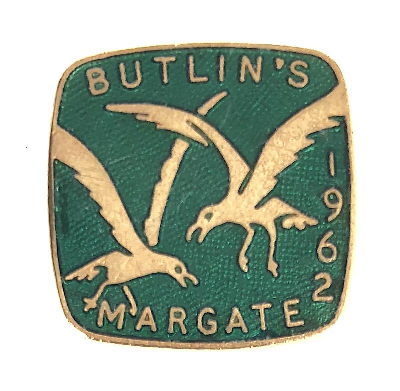Butlins 1962 Margate Holiday Camp seagull badge