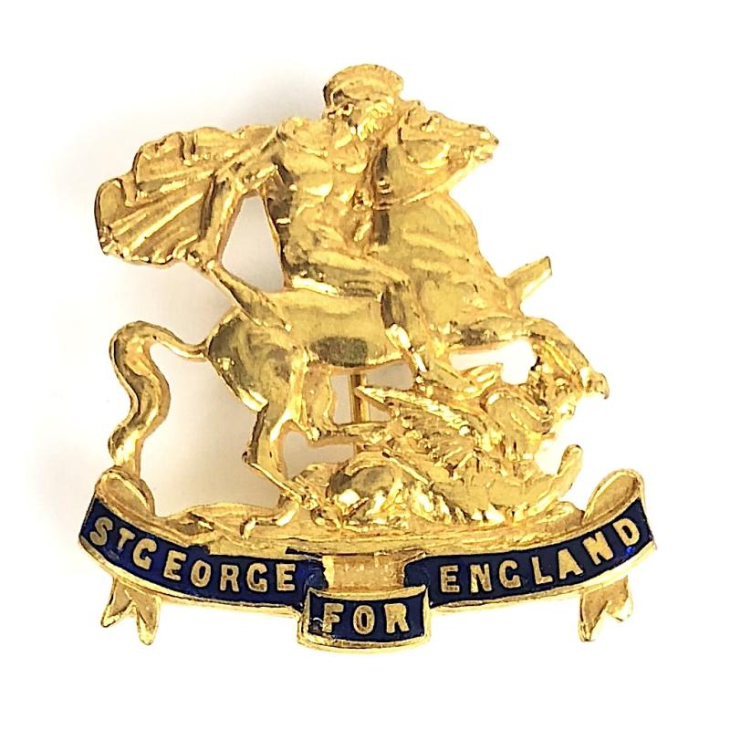 St George For England patriotic badge by G.Kenning & Son London
