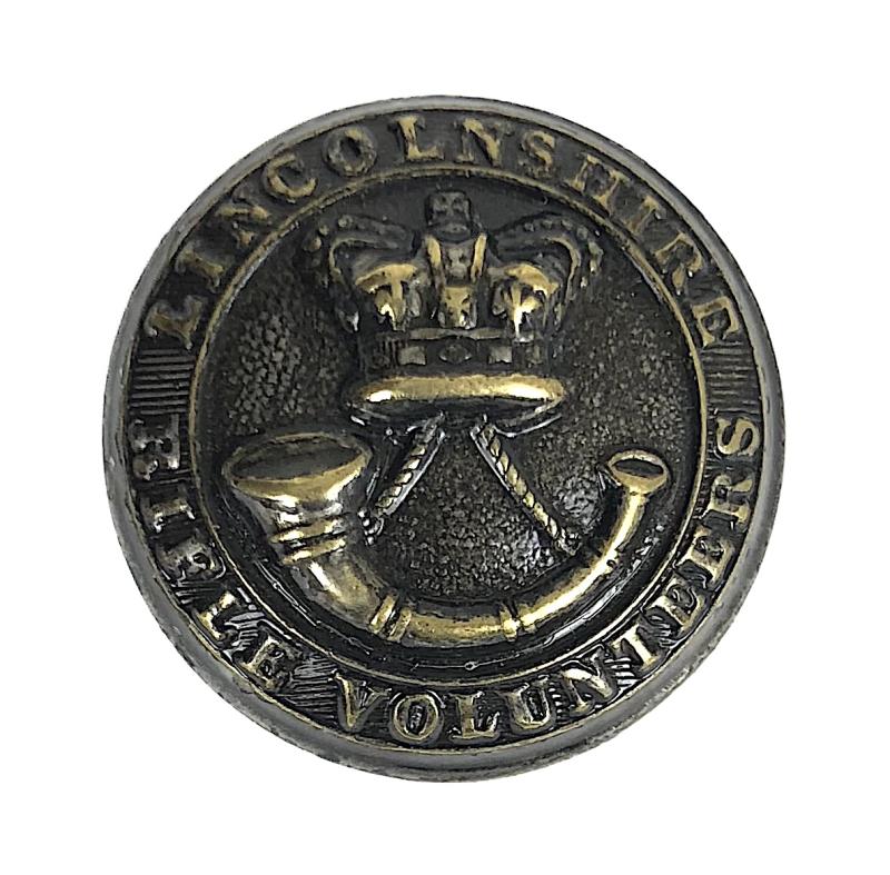 Lincolnshire Rifle Volunteers officers tunic button c.1859 to 1881