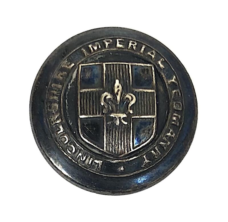 Lincolnshire Imperial Yeomanry officers tunic button c.1901 to 1908