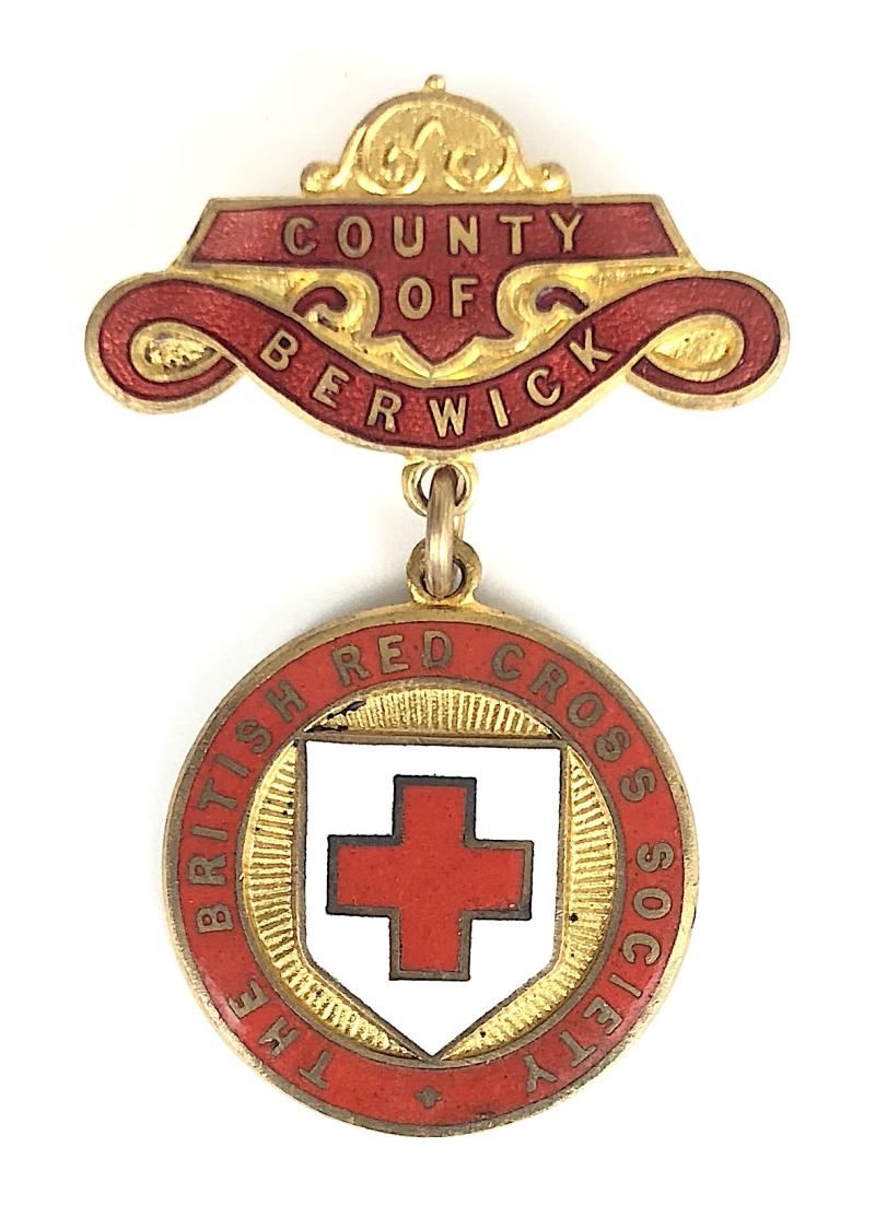 British Red Cross Society County of Berwickshire Scotland Detachment 10 badge