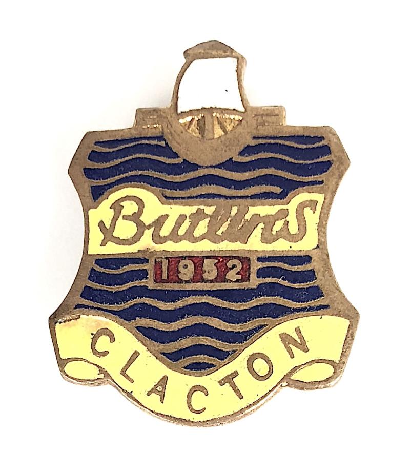 Butlins 1952 Clacton holiday camp badge