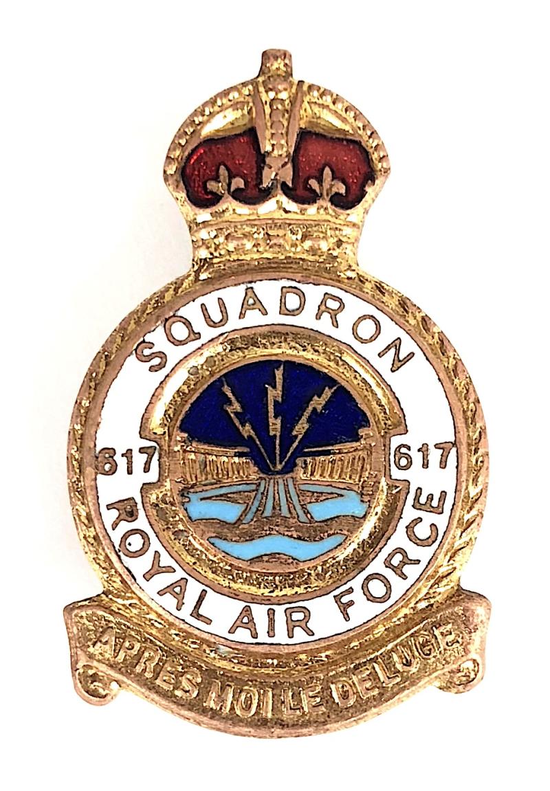 RAF No 617 Squadron The Dambusters Royal Air Force Badge H.W.Miller
