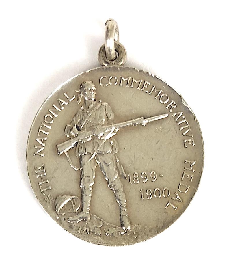 Transvaal War 1899 -1900 National Commemorative Silver Miniature Medal by Spink