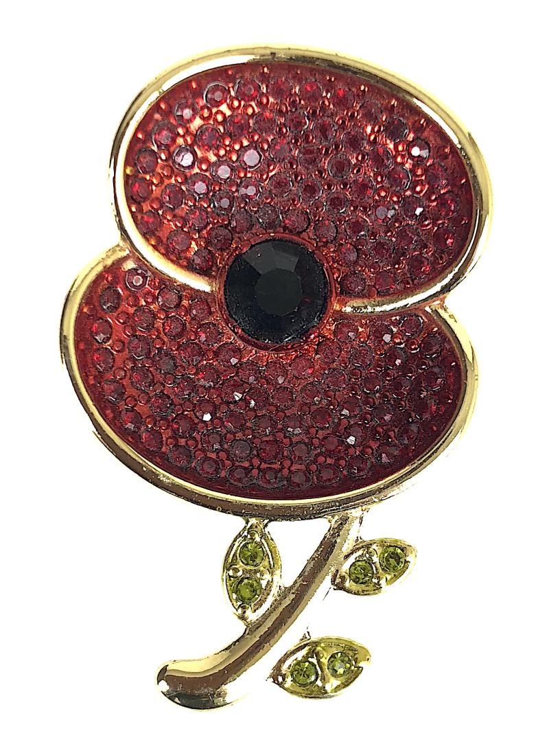 Lest We Forget Poppy Women of the Second World War Pin Brooch