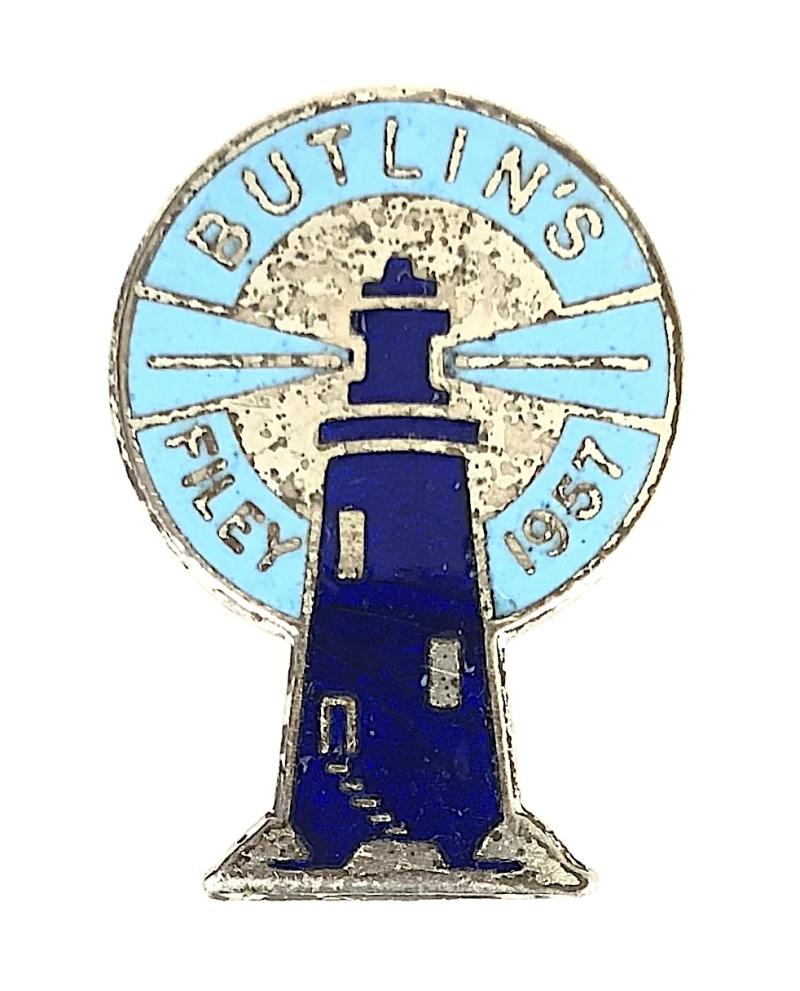 Butlins 1957 Filey holiday camp lighthouse badge