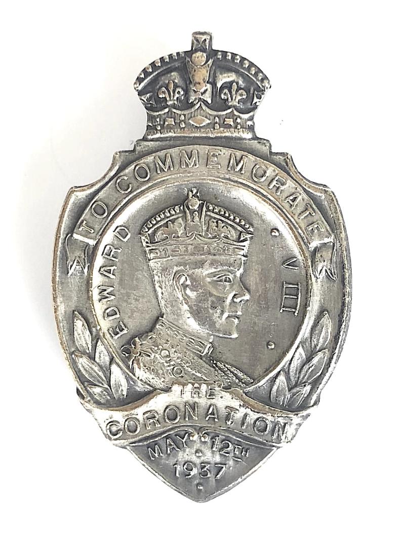 Edward VIII Proposed May 12th 1937 Coronation pin badge