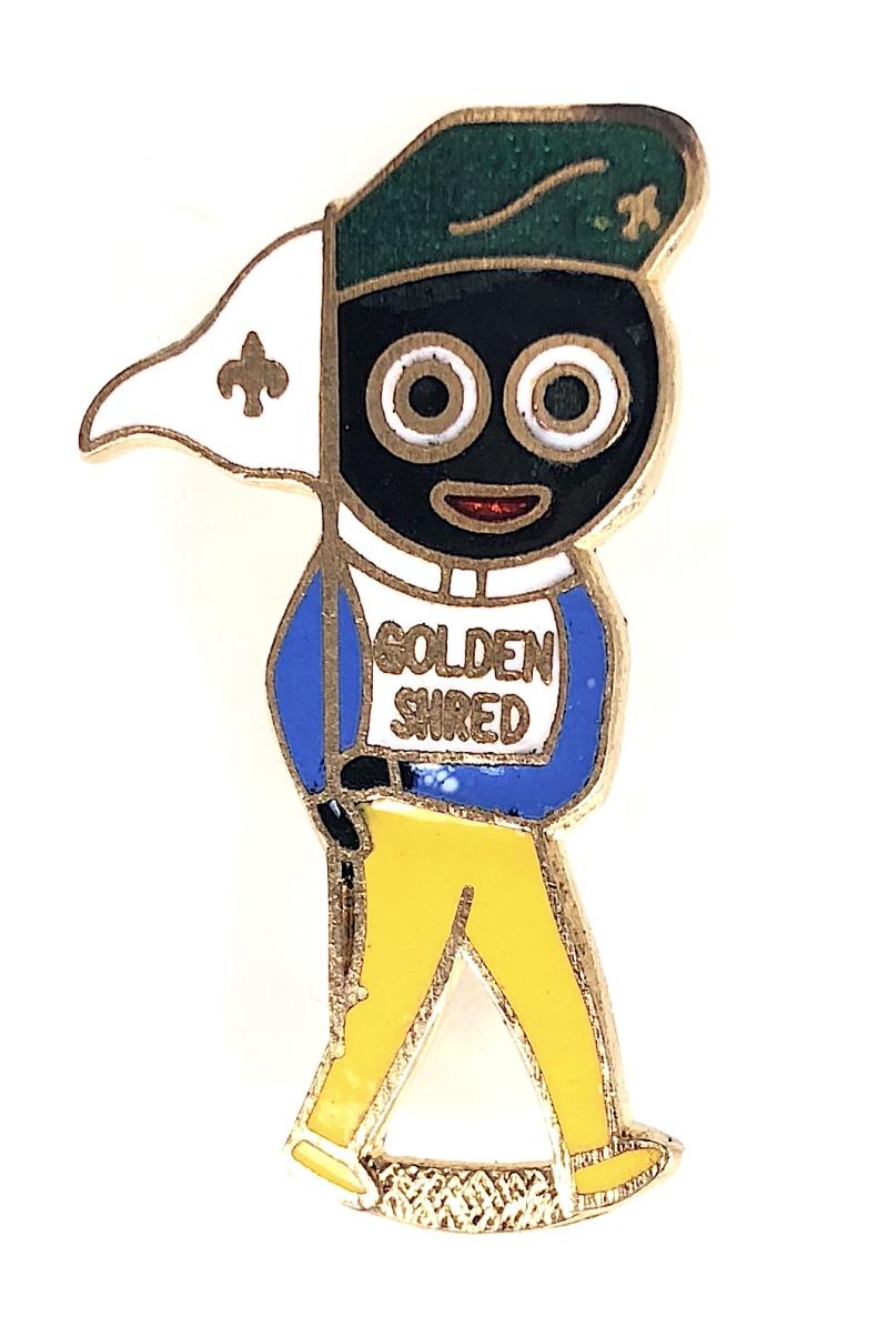 Robertsons Golly Scout green beret badge c1968 R.E.V.Gomm