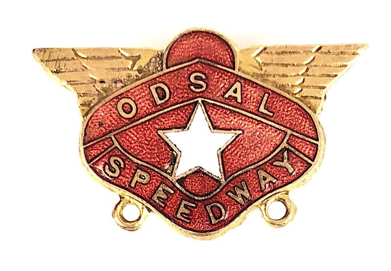 Odsal Boomerangs Speedway Supporters badge Bradford c1945–1954