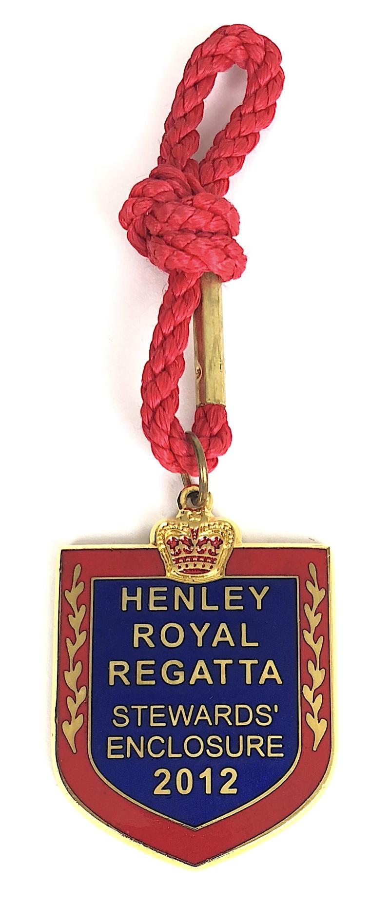 2012 Henley Royal Regatta stewards enclosure badge