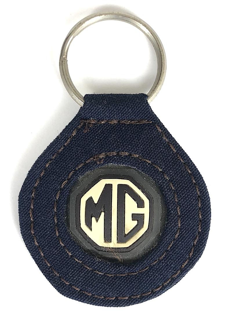 MG Classic Sports Car Vintage Keyring Badge
